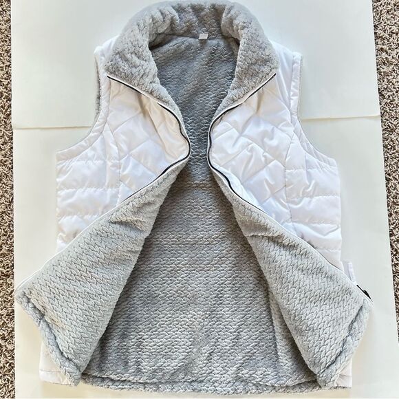 Free Country Women's Freecycle Cloud Lite Reversible Cozy Vest Jacket Size L - Picture 13 of 15